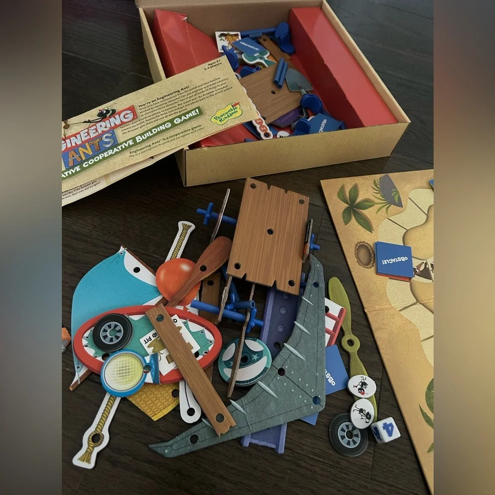 Engineering Ants Cooperative Stem Building Board Game Ages 5 and up - Picture 3 of 4